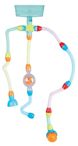 Simba ABC Tub Tubes – Badespielzeug mit flexiblen Röhren & Verbindungselementen, modular kombinierbar, 15-teiliges Wasserspiel für die Badewanne, ab 18 Monaten