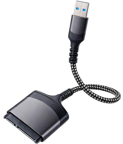 MIMISOLA Adattatore Sata USB, Sata to USB 3.0, Compatibile con Dischi Rigidi Esterni e Interni Adattatori SSD/HDD da 2,5 Pollici Supporto per Sistemi Operativi Windows, Mac