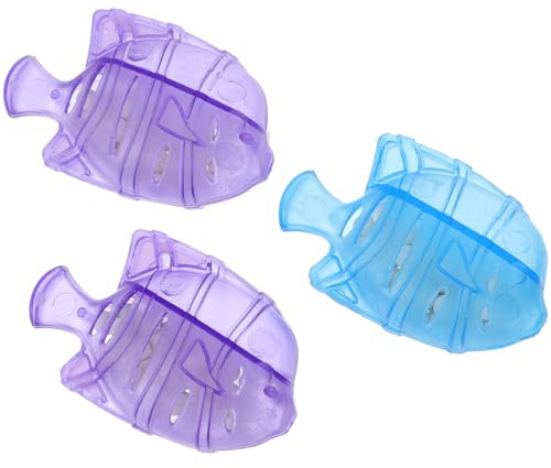 NIYANGLE 3 Stück Luftbefeuchter Filterzubehör aus Kunststoff mit Fischform zur Reinigung und Verbesserung der Wasserqualität im Luftbefeuchter und Aquarium