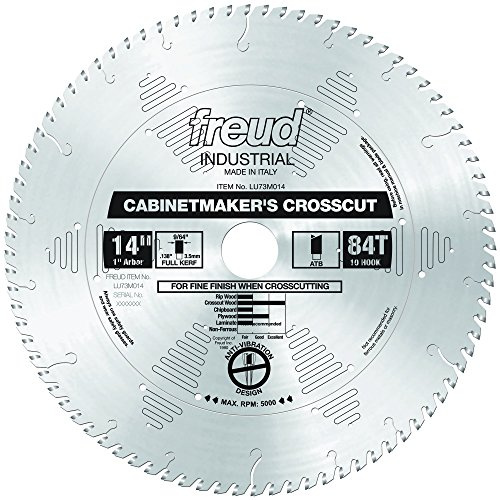 Freud lu71 m014 35,6 cm 42 Zahn ATB Allgemeine Zwecke Sägeblatt mit 1 Arbor, LU73M014