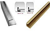 SWEET HOUSE Wood, Carpet, Vinyl, Tile & Laminate Flooring Trim Edging Metal Gold/Silver