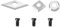 WOVELOT 3Pcs Tungsten Carbide Cutters Inserts Set for Wood Lathe Turning Tools(Include 11Mm Square with Radius,12Mm Round,28X10Mm Diamond with Point),Supplied with Screws