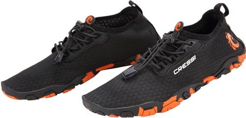 Cressi Molokai Shoes - Zapatillas Deportivas Multiusos Unisex Adulto, Negro/Naranja, 37