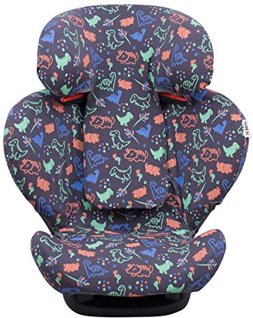 JYOKO KIDS Bezug kompatibel mit Bebe Confort, Maxi Cosi Rodi, Rodifix (Rodifix Air Protect, Happy Dino)