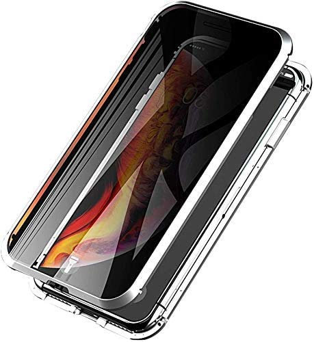 C/N Anti-peep Magnetische Hülle für Samsung Galaxy S10e mit Sichtschutz Handyhülle 360 Grad Doppelseitig Gehärtetes Glas Schutzhülle Magnetische Adsorption Anti-Spähen Sichtschutz Anti-Spy Case