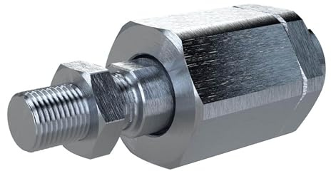 RIEGLER AKM16X15 ISO 6432 Ausgleichskupplung für Zylinder, M16 x 1.5 Kolbenstangengewinde