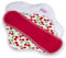 Petit Lulu 3er Pack Wiederverwendbare Menstruationsbinden (Slim) | Waschbare Slipeinlagen | Stoffbinden (Größe: Slip, Standard, Ultra) | Made in Europe (Süßkirschen, ULTRA (fleece) (Slim) 3 Stk)