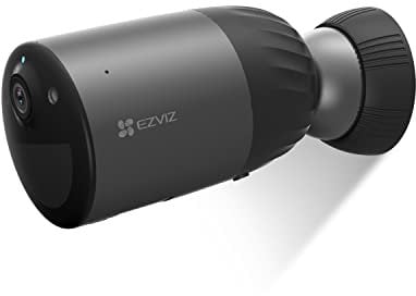 EZVIZ 2K+ Battery Camera Outdoor Wireless No Monthly Fee with Free Local Storage 32GB, Solar Panel Compatible, Long Life Battery, Colour Night Vision, Human Detection, Two Way Audio, Siren (BC1C 4MP)