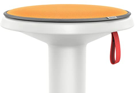 Interstuhl UPis1 Premium Sitzkissen - Besonders bequemes Stuhlkissen perfekt geeignet für Hocker, Stühle, Bänke und Fußböden - Perfekt UPis1 Bürohocker (Tieforange)