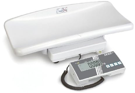 KERN MBB Babywaage, Wägebereich MAX 6 kg-15 kg, Hellgrau/Dunkelgrau