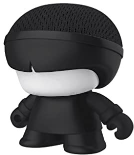 Xoopar Mini Xboy Enceinte Bluetooth Portable- Lumineuse LED - Son Puissant 360° Télécommande Selfie Intégrée - Noir