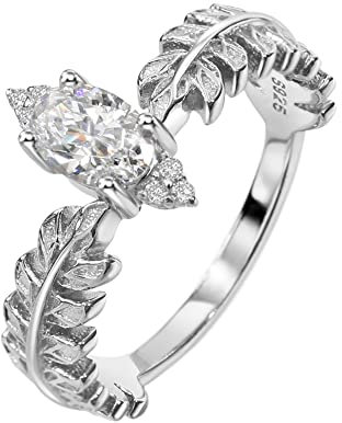 Michooyel S925 Marquise diamant bague de fiançailles de mariée en argent Sterling bague de mariage zircon cubique bijoux fins pour les femmes
