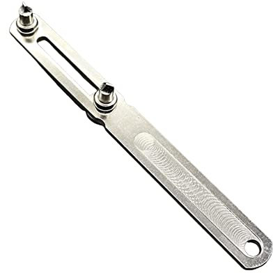 YPWangShengRui Uhrenrückseiten-Entferner-Werkzeug, verstellbar, Uhrengehäuse, Rückenöffner, Uhrenschlüssel, Rückenentferner für Uhrenwartung und Batteriewechsel, silber