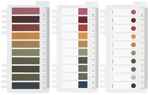Haftnotizen in Pastellfarben Ordinate 600 Stück Transparente Klebezettel, selbstklebend, für Büro, Schule und Markierungen - Praktische Klebemarkierungen und Tabs (J-600 Stück Dunkel - 3 Stil)