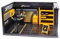 Oshhni 1/24 Car Garage Modello Diorama, Contenitori per Esposizione Collezionismo, Modello Di Officina Riparazioni, Vetrina Espositiva per Modelli Di Auto, Senza bordo