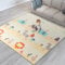 scoosh Foldable Activity Mat - Double-Sided, Reversible, Waterproof, Ideal for Playtime, Picnics, and Quality Family Bonding - Premium Quality Outdoor & Indoor Mat (150 x 200 cm, Animals)