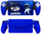Buziba Coque de protection en silicone souple pour manette de PS5 PlayStation Portal - Bleu