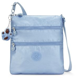 Kipling Damen Keiko Umhängetasche, Pebble Blue Met