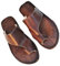 Herren Plus Size Sommer Casual Ring Toe Bunion Hausschuhe, Slip-On-Flip-Flops, Vordere Und Hintere Hohle Fischmaul-Quadratkopf-Outdoor-Sandalen, Für Orthopädische Plantarfasziitis (Color : Brown, Si