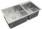 Kitchen Sink Stainless Steel Square Brushed Premium Handmade Satin Finish Commercial Single Bowl with Strainer Plug & Waste Pipe Set (B0CWRYD79H)
