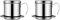 2 x vietnamesischer Kaffeefilter, Kaffeepresse, wiederverwendbar, Phin-Infuser, Sieb, Topf, Kaffee-Tropfbrüher, manueller Kaffee