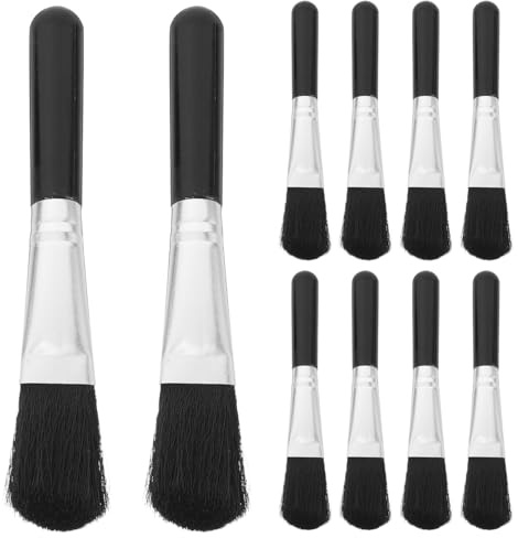 OSALADI Kit 10 Brosses Super Douces De Nettoyage pour Objectifs De Caméra Et Électronique Brosse Portable Réutilisable pour Bijoux Et Écran D'Ordinateur Nettoyage Précis Et sans Poussière