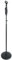 Rockville RVMIC4 v2 Pro Mic Stand 8.8 lbs Round-Base, Quick-Release Clutch, Heavy-Duty Steel, Cable Clips, for Studio and Stage Performers