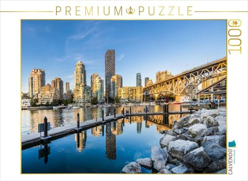 Puzzle · Vancouver Impression von Granville Island | Küstencharme und Urbanität · 1000 Teile · Lege-Größe 64 × 48 cm · CALVENDO Puzzle
