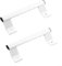 NbgrvB Tirador de puerta corredera de aleación de aluminio para puertas de vidrio y madera (blanco)