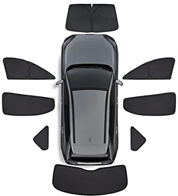 Accesorios De Coche Tragaluz Ciego Cubierta UV Parasol Delantero Trasero Ventana Lateral Parasol para Volvo XC60 XC40 XC90 V90 Coche Sun Shade Parasoles(8pcs XC60 After17)
