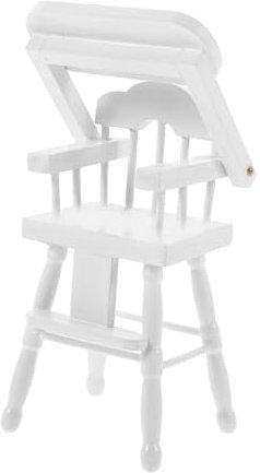 Vaguelly Miniatur Hochstuhl Für Puppenhaus Adorable DIY Mini Chair Aus Puppenmöbel Für Kinderzimmer Und Restaurant Szenen Puppenhaus Zubehör