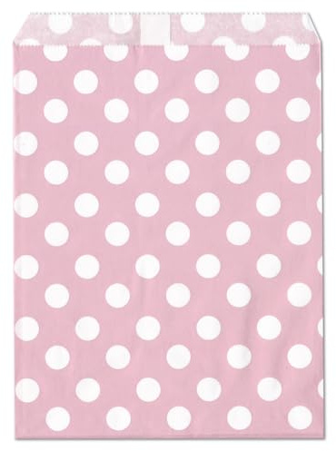 50 Stück bunte Papiertüten - 16,5 x 13 cm - Flachbeutel ohne Boden - Geschenktüten - Kindergeburtstag - Hochzeit - Weihnachten - Ostern