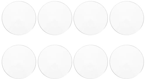 Operitacx Glaswaren aus Glas Labor Stück Uhrglas Laborexperimente Laborwaren für 10 Hochtransparent Leicht zu Beobachten für Schule