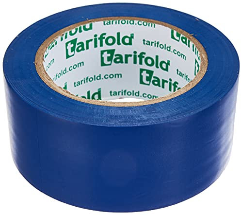 Tarifold - Nastro adesivo per pavimento, segnaletica di sicurezza, colore: blu, rotolo 50 mm x 33 m, 50 mm x 33 m