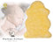 Baby Lammfell Baby Schaffell Premium Qualität ökologisch gegerbt waschbar Babyfell Supersoft echtes Merino für Kinderwagen Buggy Kinderbett Größe 70-80
