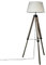 Atmosphera - Lampadaire trépied Runo - bois et ivoire H145 cm
