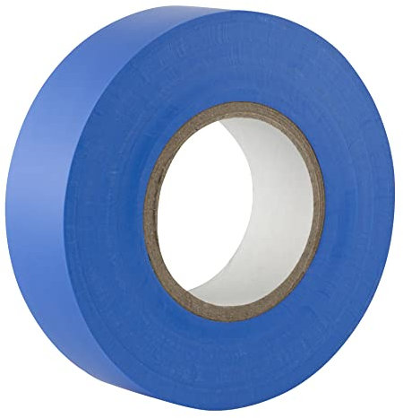 GOCABLETIES - Isolierband Blau - 19 mm x 20 m - strapazierfähiges, selbstklebendes Isolierband - zum Schutz, Bündeln und Reparieren von Kabeln - 1 Rolle