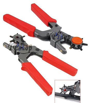 PINZA FUSTELLATRICE FORATRICE A FUSTELLA PER CINTURA BUCARE FORARE FARE BUCHI