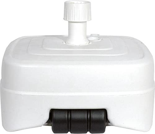 AC-Deco Parasol Stand on Wheels, designed to be filled up – White