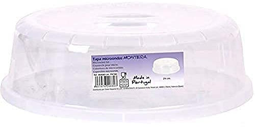 Inde Mikrowellen-Abdeckung, transparent, 24 cm, Kunststoff, Mehrfarbig, Einheitsgröße