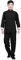 G-LIKE Kung Fu Herren Anzug - Traditionelle Chinesische Kampfkunst Tai Chi Qigong Wing Chun Shaolin Wushu Lange Ärmel Training Freizeit Kleidung Uniform Jacke Hose (Schwarz, M)