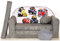 millybo Kindersofa Kinder Couch mit Schlaffunktion ausklappbar 3in1 Kinder Sofa Spielsofa mit Bettfunktion Mädchen Jungen Sitzsack Minisofa Schlafsofa Kinderzimmer Schlafsessel (A14)