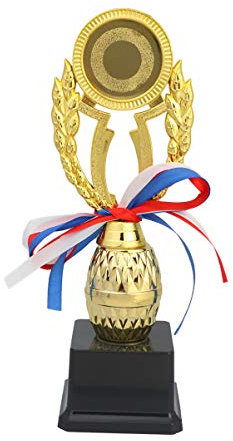 NUOBESTY Trophäen Vergeben Plastiktrophäen Gewinner Trophäen Goldpreis-trophäenpokal Spielzeug Für Kleinkinder Kleinkindspielzeug Goldene Trophäen Trophäenbecher Mit Goldenen Auszeichnungen
