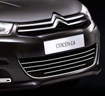 Luxyline Baguette de calandre chromée Compatible Citroën C4 11-23