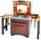 Jouets Ecoiffier - 1693 - La Pizzeria Avec Son Tabouret et Coin Cuisine - Jeu d'imitation - 32 Accessoires Inclus - Dès 18 Mois - Fabriqué en France
