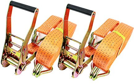 2X TRUTZHOLM Spanngurte mit Ratsche Zurrgurt 2-TLG 10m 5t 5000kg TÜV/GS