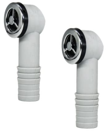 2 Pieces Overflow Head Sink Overflow Pipes Overflow Tube Overflow Round Interface