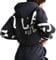 ORANDESIGNE Damen Hausanzug mit Kapuze 2 Teile Herbst Buchstaben Druck Langarm Trainingsanzug Frau Lose Jogginganzug Kapuzenpullover Jogginghose für Damen Yoga Gym C Grau S