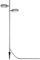 REV Gartenbeleuchtung - Gehäuse IP65 aus Aluminium, Wegeleuchte außen schwenkbar. 1000lm, 12W, Kabel 1,5m, H:102cm, Schwarz L210