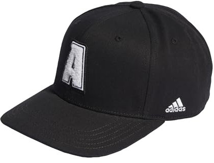adidas Unisex Snapback Logo Cap, Black/White, S